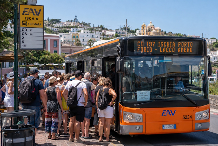 Bus auf Ischia