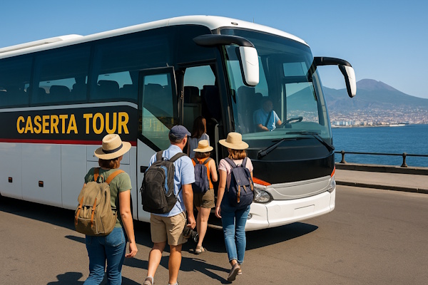 Tour-Bus von Neapel nach Caserta