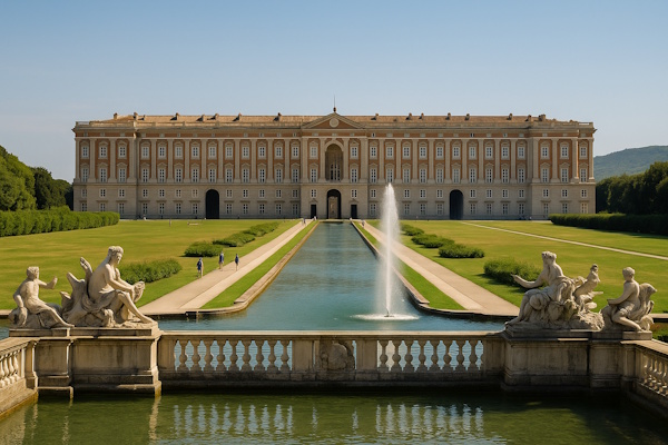 Totale Aufnahme Palast Caserta