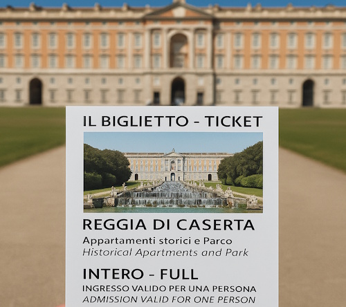 Ticket für den Palast von Caserta