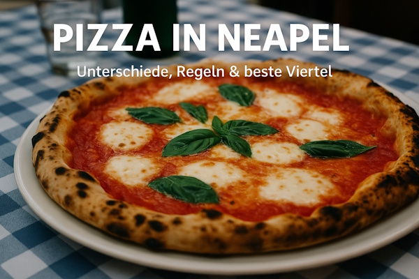 Typische Pizza in Neapel