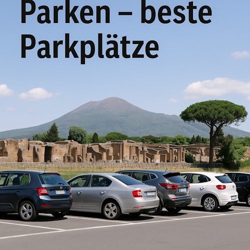 Parkplatz vor Pompeji