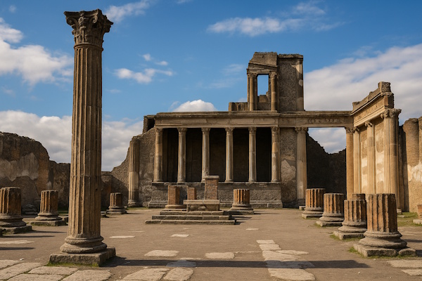 Großer Tempel in Pompeji