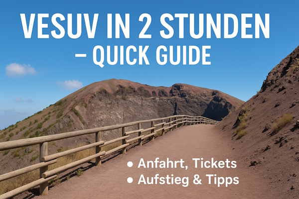 Vesuv kurz besuchen - 2 Stunden